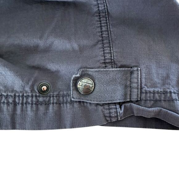 LL Bean Women's Plus Stretch Ripstop Pull-On Capri Pants Slim-Leg Blue - Size 2X - Picture 7 of 10